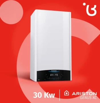 ცენტრალური გათბობის ქვაბი მილით GENUS XC 30 FF NG ARISTON