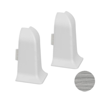 გარე კუთხე პლინტუსის VOX PVC Esquero E-620 მუხა ღია ნაცრისფერი  2 ც.
