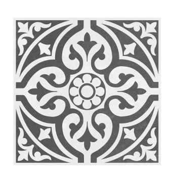 იატაკის ფილა Super Ceramica RONDA BLACK GRES 45X45სმ