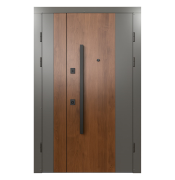ლითონის კარი გარე გაღება SL15 Right 1200x2200mm 1.5/1.0mm MDF 10/10mm