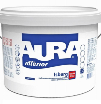ინტერიერის საღებავი ჭერისთვის Eskaro Aura Malare 2.5 ლ