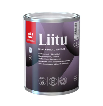 დეკორატიული საღებავი Tikkurila Liitu Blackboard Paint A 0,9 ლ