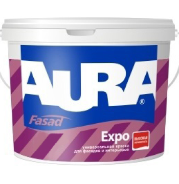 დისპერსიული საღებავი Eskaro Aura Fasad Expo 1 ლ