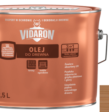 ზეთი ხის Vidaron 2.5 ლ D03 იროკო ეგზოტიკური