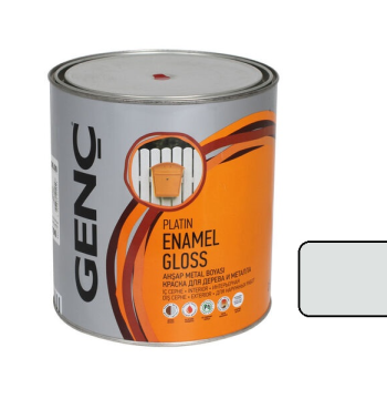საღებავი ხის და ლითონის Genc Synthetic glossy paint Silver 7400 ვერცხლისფერი 2,5 ლ