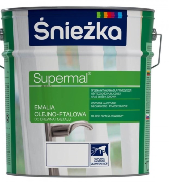 ემალი ზეთოვან-ფთალური Sniezka Supermal 5 ლ პრიალა თეთრი