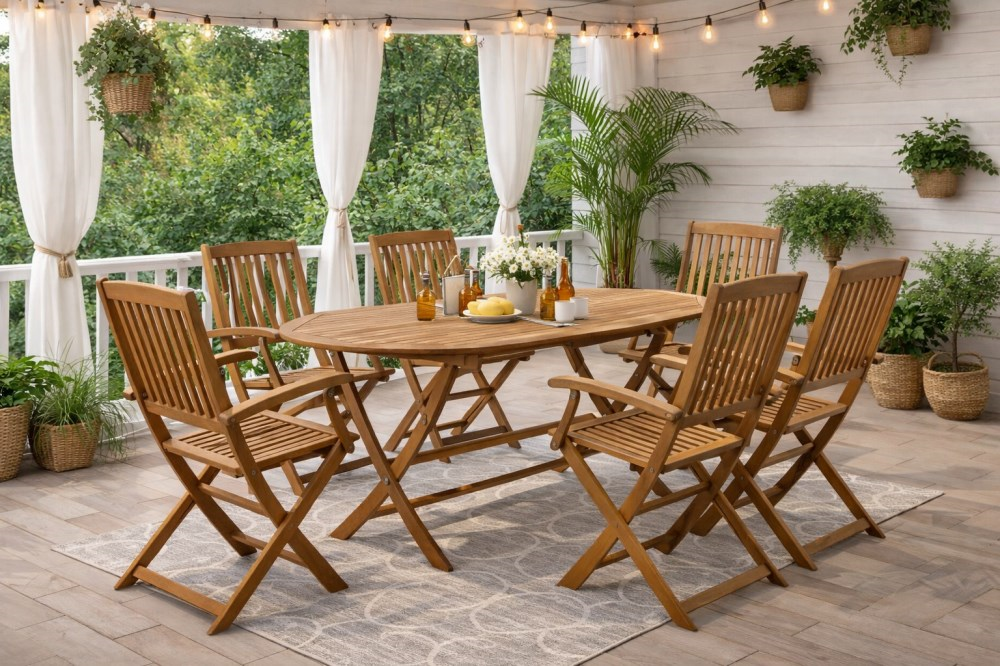 ბაღის ავეჯის კომპლექტი Home Decor Boston Set HDGF-BWS