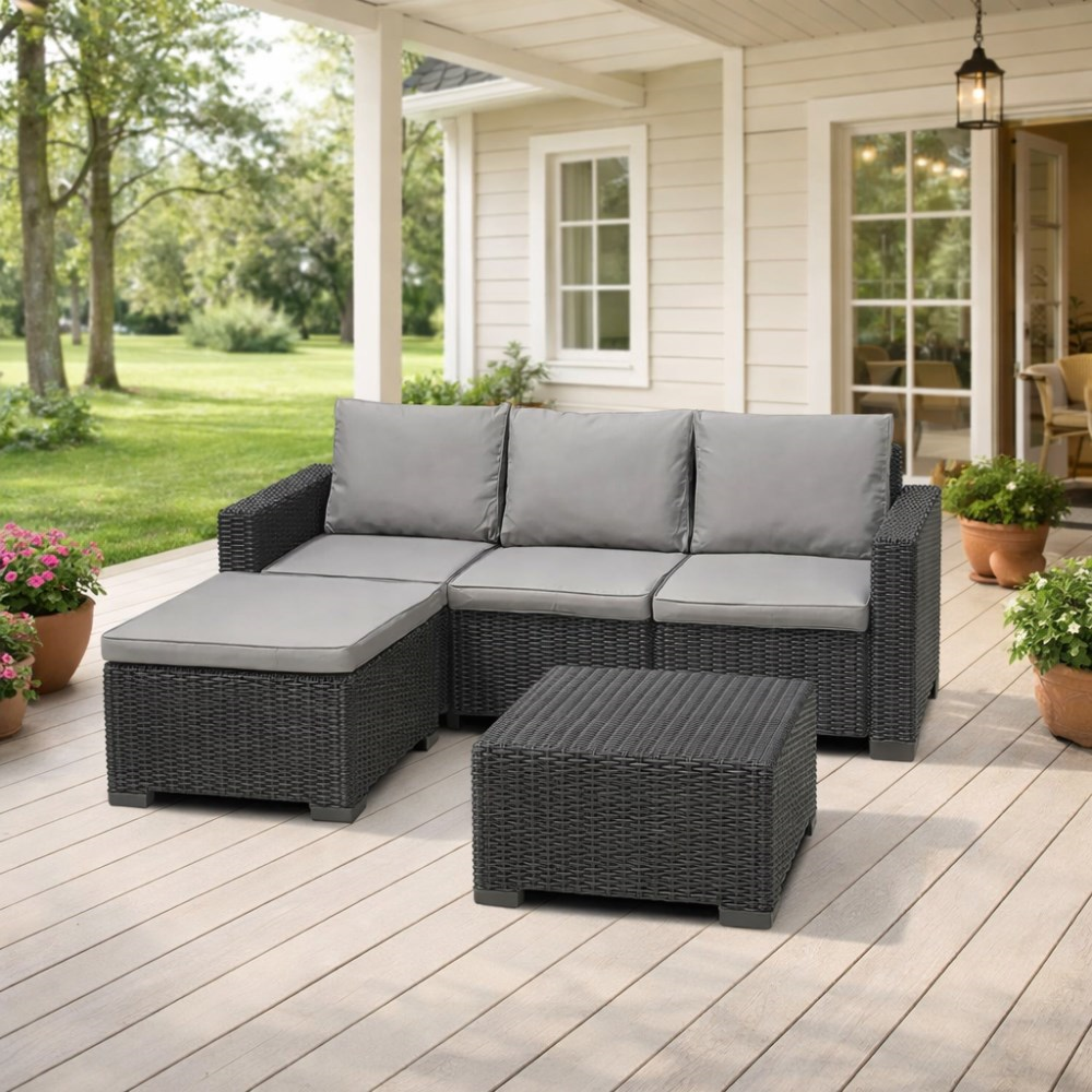 ბაღის ავეჯის კომპლექტი California chaise longue Gr+NW-cg 03 STD