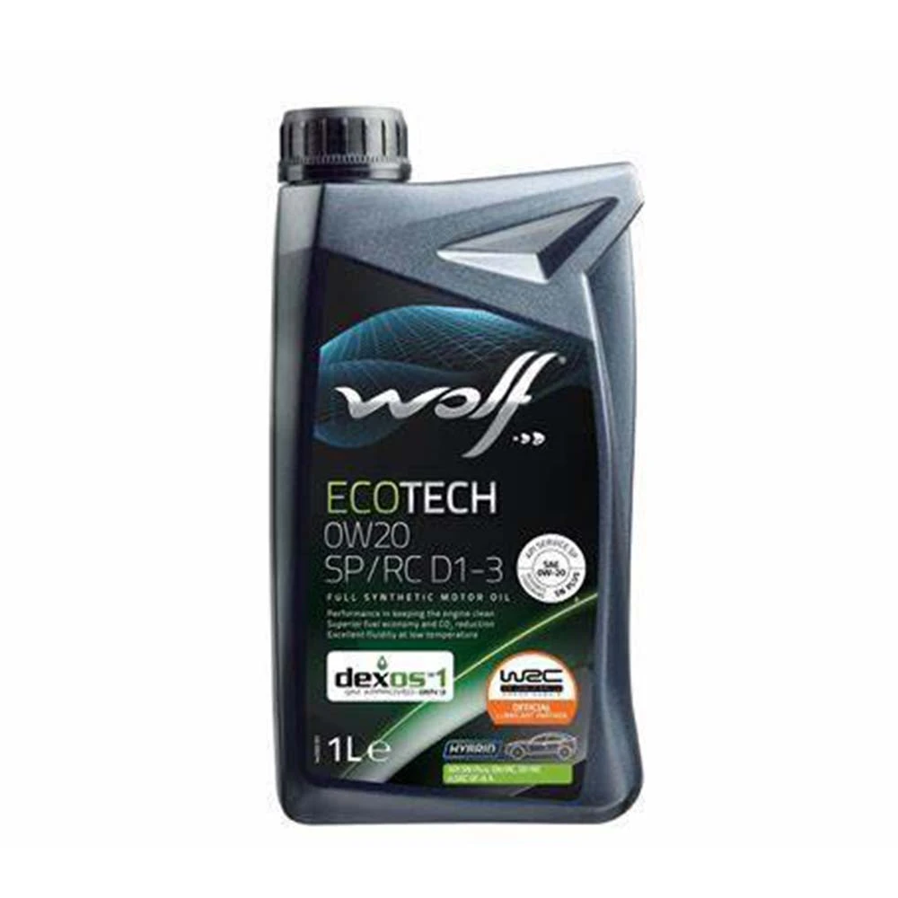 ძრავის ზეთი WOLF ECOTECH 0W20 SP/RC D1-3 1ლ