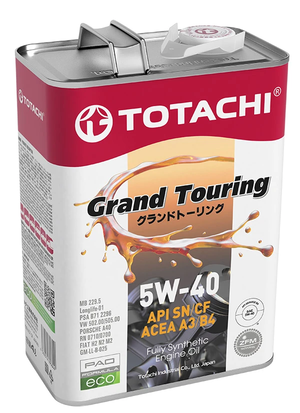 ძრავის ზეთი Totachi Grand Touring 5W40 4ლ