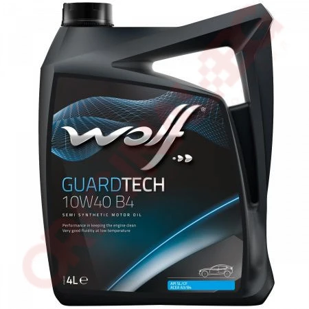 ძრავის ზეთი Wolf GuardTech 10W40 B4 4ლ