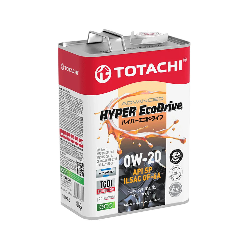 ძრავის ზეთი Totachi Hyper EcoDrive 0W20 4ლ
