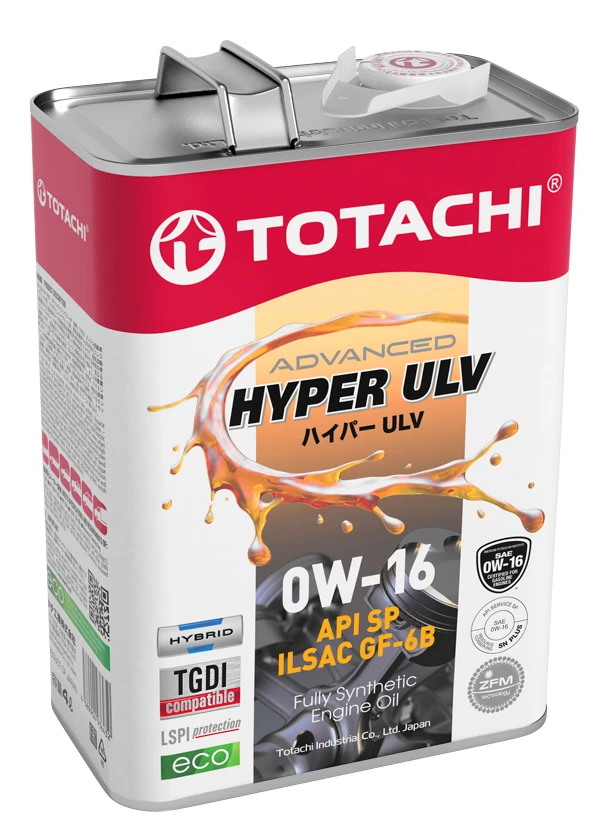 ძრავის ზეთი Totachi Hyper ULV 0W16 4ლ