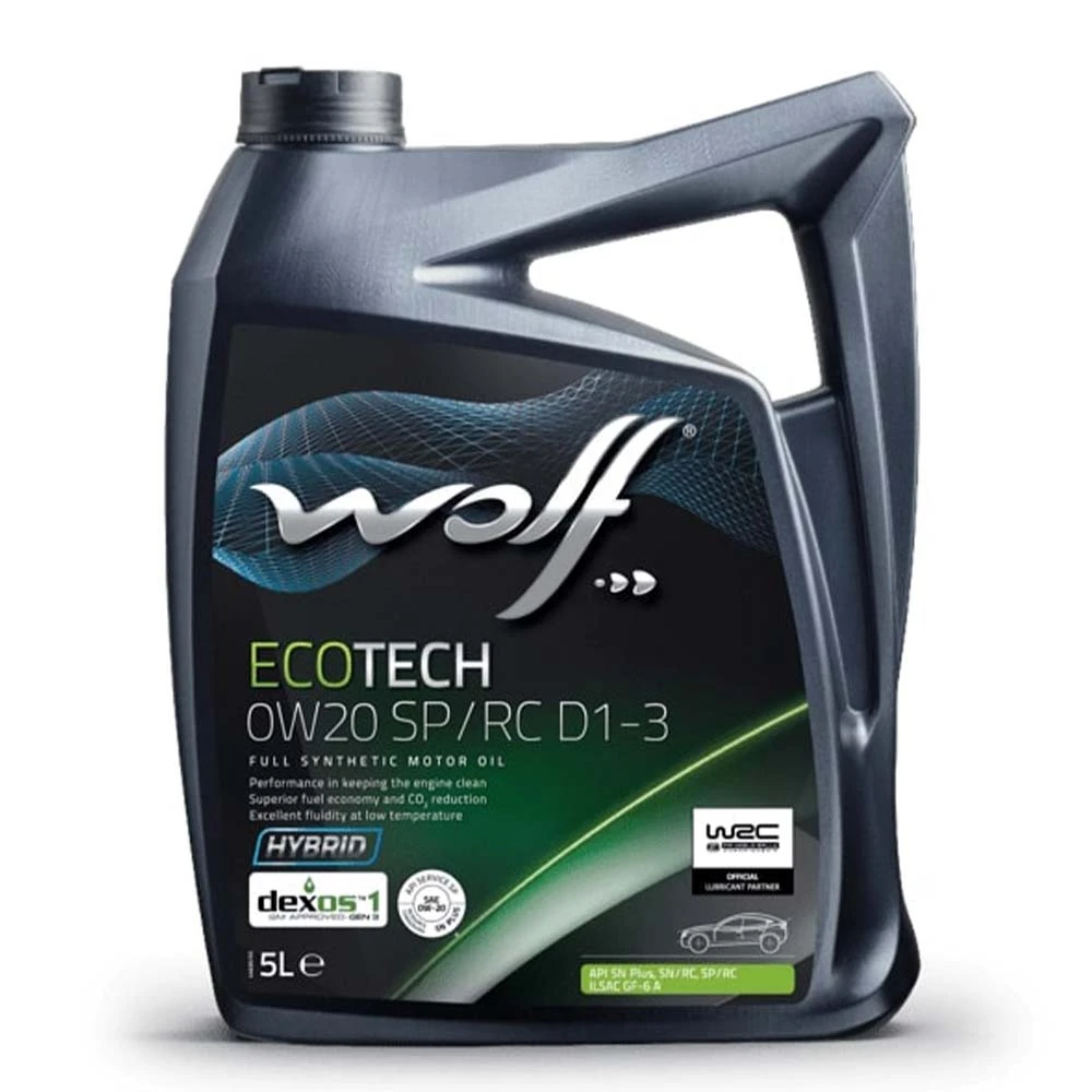 ძრავის ზეთი WOLF ECOTECH 0W20 SP/RC D1-3 4ლ