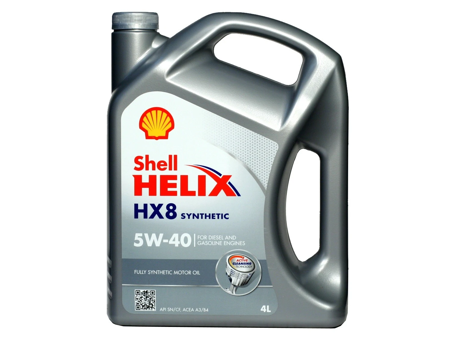 ძრავის ზეთი Shell Helix HX8 Synthetic 5W40 4ლ