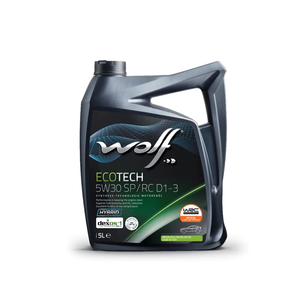 ძრავის ზეთი WOLF ECOTECH 5W30 SP/RC D1-3 5ლ