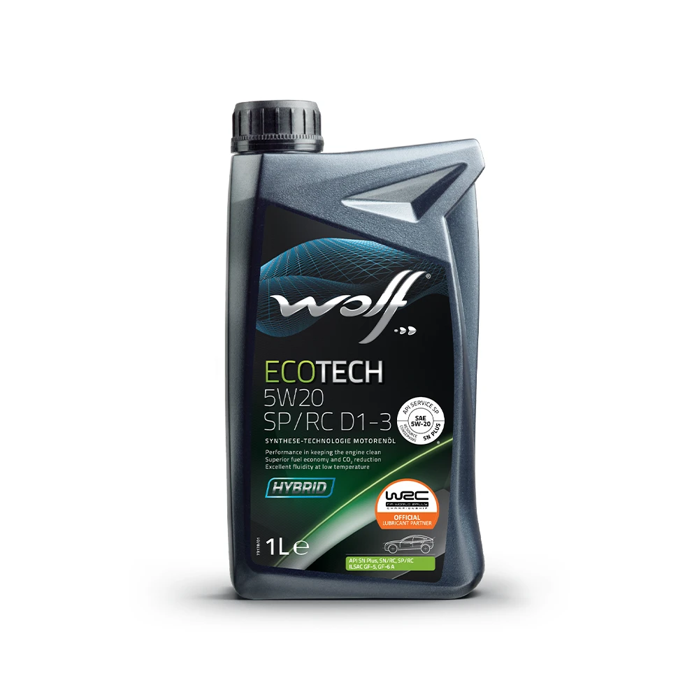 ძრავის ზეთი WOLF ECOTECH 5W20 SP/RC D1-3 1ლ