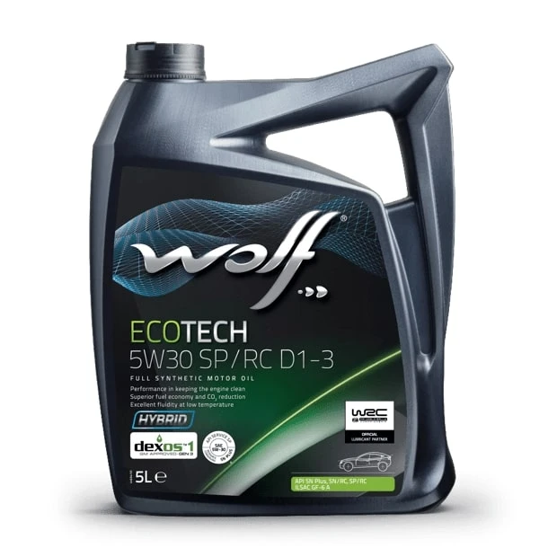 ძრავის ზეთი WOLF ECOTECH 5W30 SP/RC D1-3 1ლ