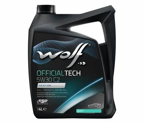 ძრავის ზეთი Wolf OfficialTech 5W30 C2 4ლ