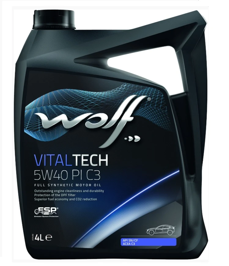 ძრავის ზეთი Wolf VitalTech 5W40 PI C3 4ლ