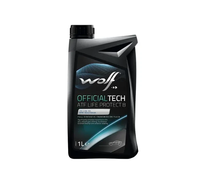 ტრანსმისიის ზეთი Wolf OfficialTech ATF Life Protect 8 1ლ