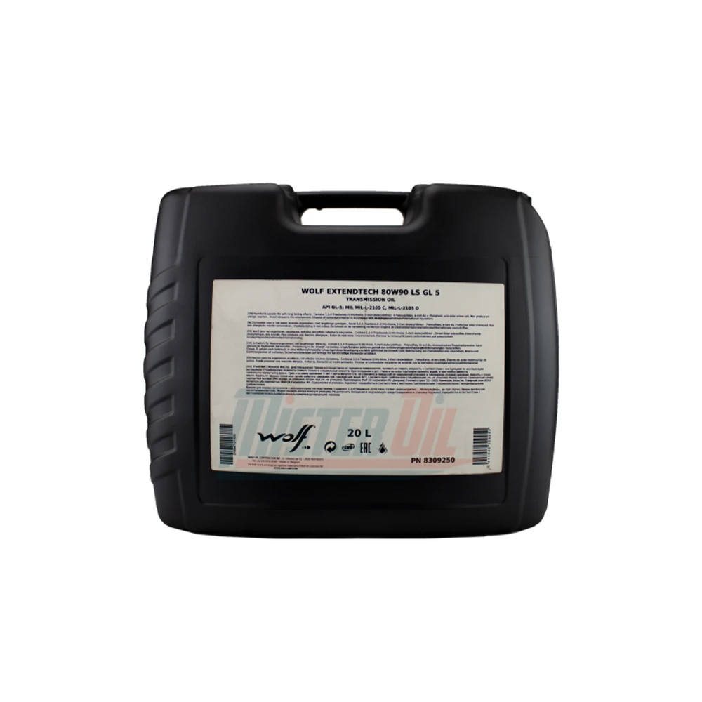 ტრანსმისიის ზეთი WOLF EXTENDTECH 80W90 GL 5 1/20ლ