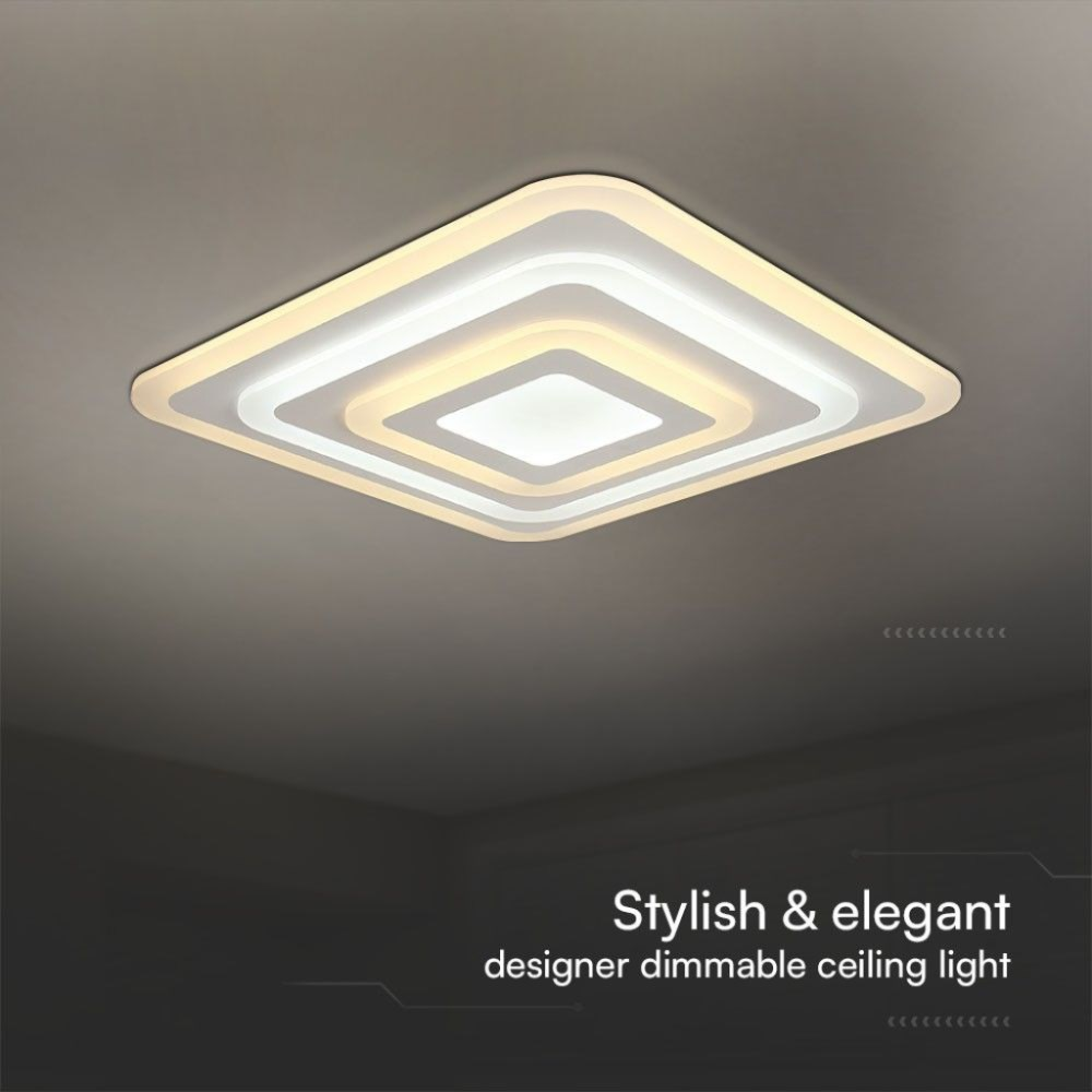 ჭაღი LED V-TAC 77W 6700Lm თეთრი IP20 VT-7719 23396