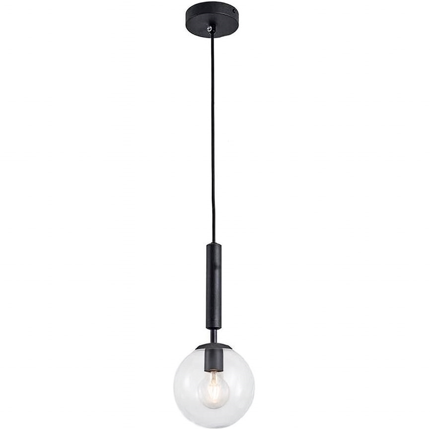 ჭაღი Pendent E27 1 2711 BK შავი