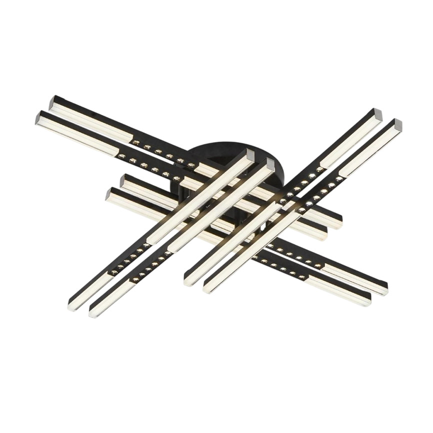 ჭაღი Bella Mita LED C9041-8 პულტით 144W 3000–6500K შავი