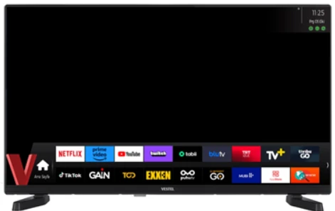 VESTEL, 32H7550T, ტელევიზორი, 32‘’ (81სმ, 1366x768, Pvr ready,  smart tv (QUI)