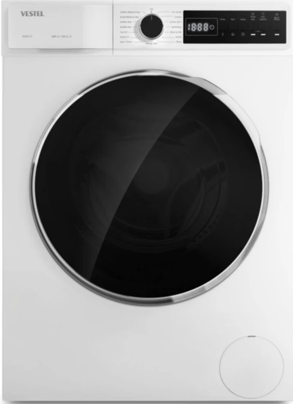 VESTEL, WD8B14T2 inverter,  სარეცხის მანქანა საშრობით, 8 კგ, 1400 ბ/წუთ