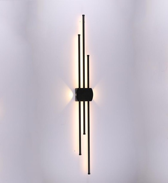 ბრა LED 60W 3000K HX-B582 შავი ლითონი