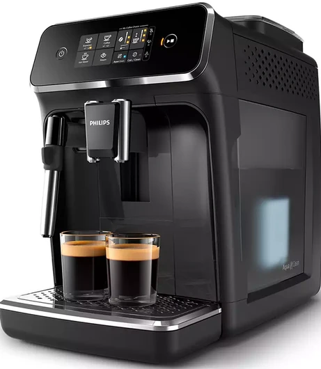 Philips EP2221/40, ესპრესო აპარატი, 15 ბარი, პრიალა შავი