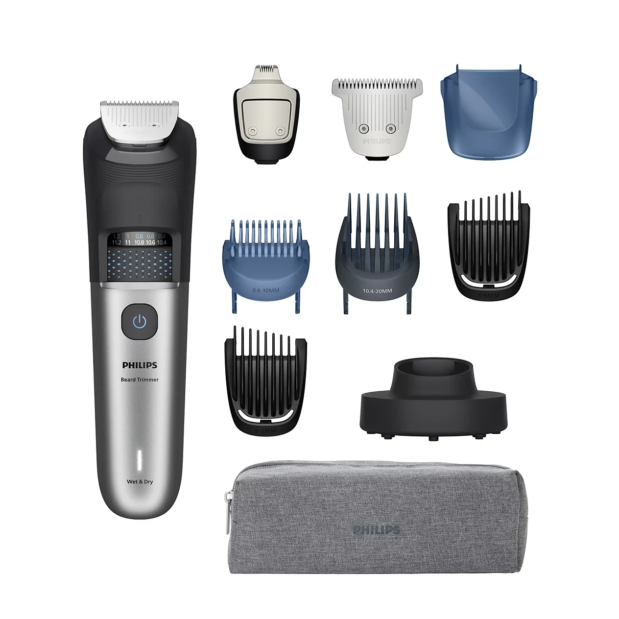 Philips BT7670/15 Series 7000, წვერის ტრიმერი, 0.4–20 მმ