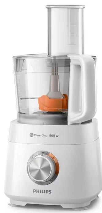 Philips HR7510/00, სამზარეულოს კომბაინი, 800 ვტ, 2.1 ლ, 2 სიჩქარე, PowerChop