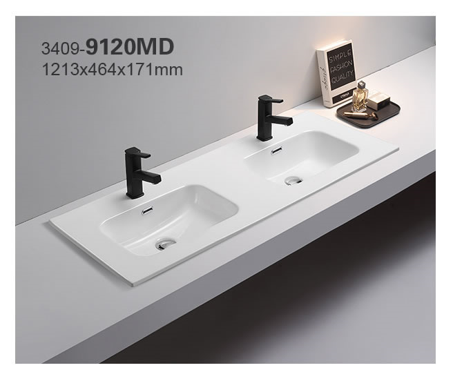 ხელსაბანი Pate 9120MD Glossy თეთრი
