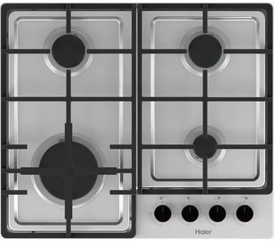 HAIER, HHQ-M64CX, გაზქურის ზედაპირი, 60 სმ, 4 კონფორით