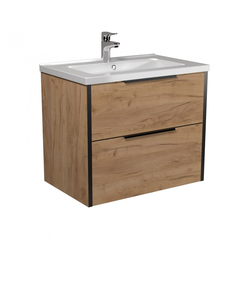 აბაზანის ტუმბო ხელსაბნით LINE Craft 70-А wood Rodeo 70 სმ