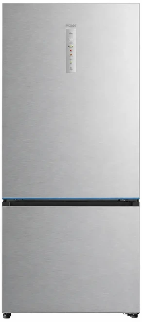 HAIER, HDR5818DNSS, ცალკე მდგომი მაცივარი, 640 ლ, ქვედა საყინულით, ვერცხლისფერი