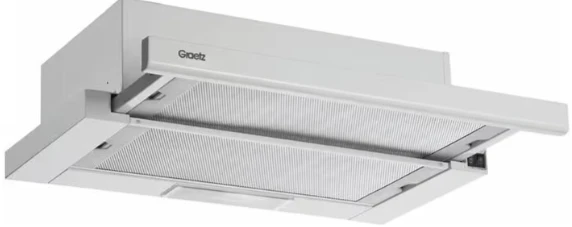 GRAETZ, 1390-60 WHITE, სამზარეულოს გამწოვი, 60 × 18.5 × 30.5 სმ, 300 მ³/სთ, 2 ცხიმდამჭერი ფილტრით