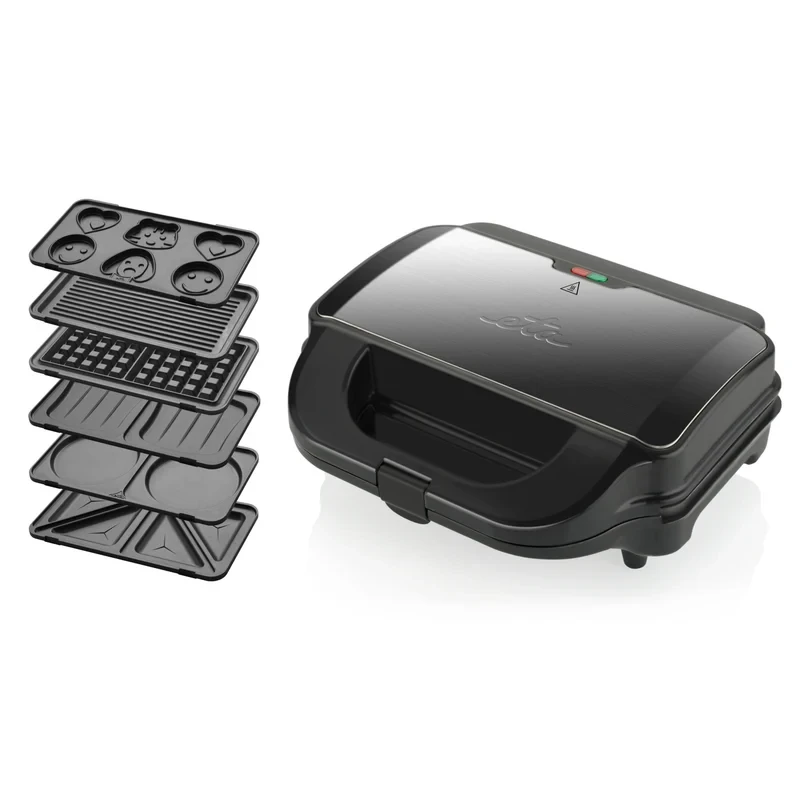 ETA 515190000 Sorento Plus, სენდვიჩის აპარატი, 6-in-1, 900 ვტ, შავი