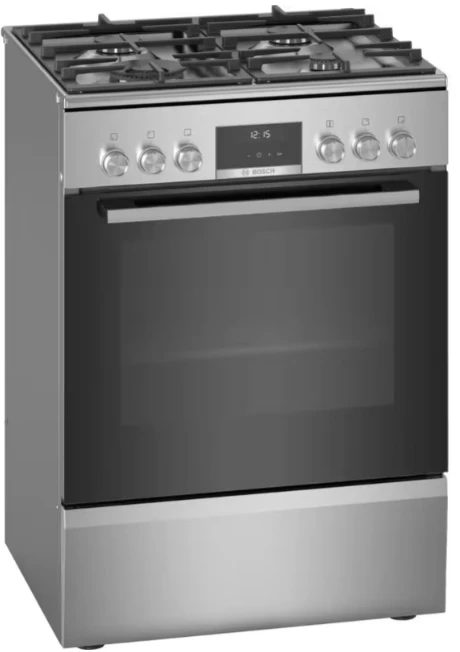 BOSCH, HXS59AI51Q, გაზქურა ელექტრო ღუმელით, 60 სმ, 4 გაზის სანთურა