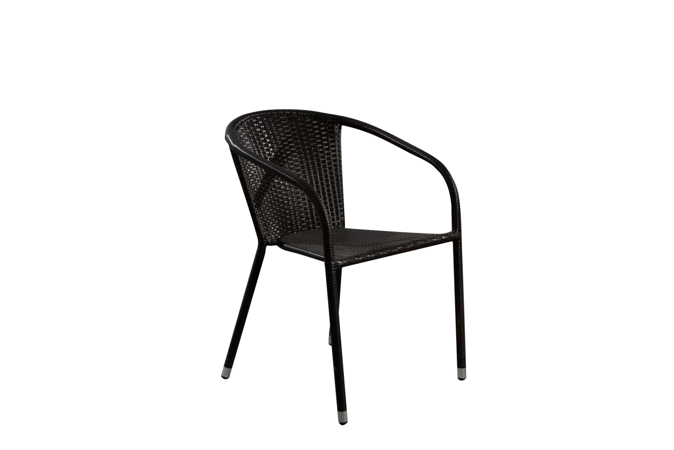მოწნული სკამი ყავისფერი W57×D59×H77cm ყ-137კ