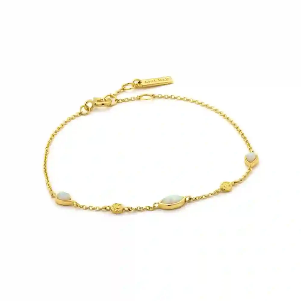 Ania Haie B014-02G Opal Colour Gold Bracelet სამაჯური