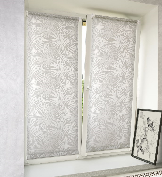 შტორი Delfa Bali SRSH-01M-2588 61(57)/170 სმ ნაცრისფერი