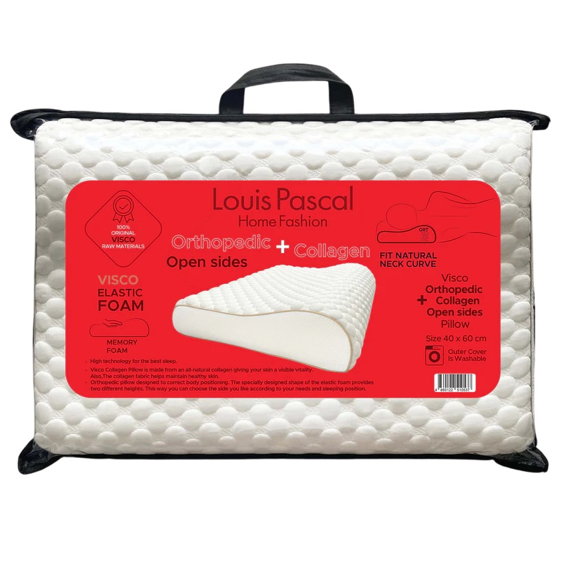 ორთოპედიული ბალიში Louis Pascal Visco Elastic Foam 40x60სმ