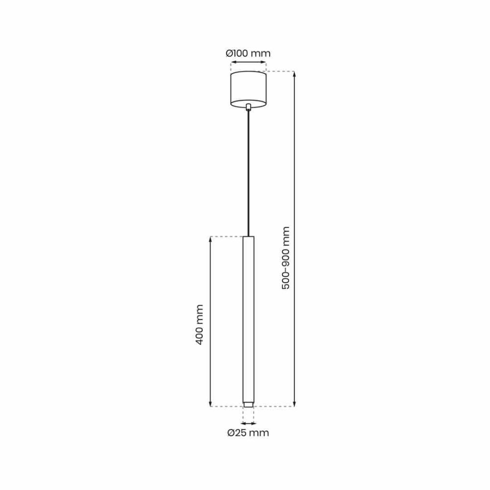 საკიდი Milagro MLP8839 MONZA LED 1 G9 თითბერი