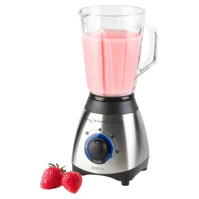 Blender/ Sencor SBL 4371 Glass Jug Blender, 1.5 l capacity,  Power input: 600W, Jug is made from very high quality heat resistant glass