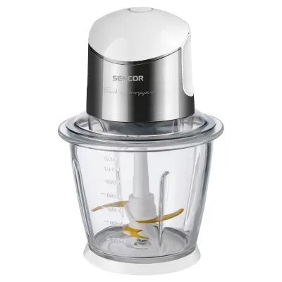 Chopper/ Sencor SCB 6150SS Chopper, 500watt, volume 1500 ml,Rubber anti-skid base,Safety switch, Titan 4 blade