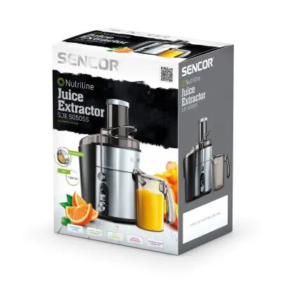 Juicer/ Sencor SJE 5050SS Juicer, Power 1200 W, 85db, 215 x 315 x 424, 4.2kg